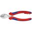  KNIPEX X-Cut® Kompakt-Seitenschneider hochübersetzt KNIPEX 73 05 160 T X-Cut® Kompakt-Seitenschneider mit Mehrkomponenten-Hüllen, mit integrierter Befestigungsöse zum Anbringen einer Absturzsicherung verchromt 160 mm 12380541
