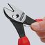  KNIPEX TwinForce® Hochleistungs-Seitenschneider KNIPEX 73 72 180 TwinForce® Hochleistungs-Seitenschneider mit Mehrkomponenten-Hüllen schwarz atramentiert 180 mm 12380490