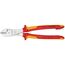  Schneidende Zangen Kraft-Seitenschneider KNIPEX 74 06 250 T Kraft-Seitenschneider isoliert mit Mehrkomponenten-Hüllen, VDE-geprüft; mit integrierter isolierter Befestigungsöse zum Anbringen einer Absturzsicherung verchromt 250 mm 12380482