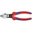  Schneidende Zangen KNIPEX 74 12 180 Kraft-Seitenschneider mit Mehrkomponenten-Hüllen schwarz atramentiert 180 mm 12380303