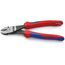  Schneidende Zangen Kraft-Seitenschneider KNIPEX 74 22 200 T Kraft-Seitenschneider mit Mehrkomponenten-Hüllen, mit integrierter Befestigungsöse zum Anbringen einer Absturzsicherung schwarz atramentiert 200 mm 12380476