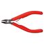  Elektronik-Seitenschneider KNIPEX 75 12 125 Elektronik-Seitenschneider mit Kunststoff-Hüllen brüniert 125 mm 12380545