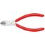  Seitenschneider für Elektromechaniker KNIPEX 76 03 125 Seitenschneider für Elektromechaniker mit Kunststoff überzogen verchromt 125 mm 12380552