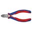  Seitenschneider für Elektromechaniker KNIPEX 76 22 125 Seitenschneider für Elektromechaniker mit Mehrkomponenten-Hüllen schwarz atramentiert 125 mm 12380553