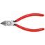  Seitenschneider für Elektromechaniker KNIPEX 76 81 125 Seitenschneider für Elektromechaniker mit Kunststoff überzogen schwarz atramentiert 125 mm 12380551