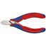  Elektronik-Seitenschneider mit durchgestecktem Gelenk KNIPEX 77 02 115 Elektronik-Seitenschneider mit Mehrkomponenten-Hüllen 115 mm 12380555