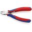  Elektronik-Seitenschneider mit eingesetzter Hartmetallschneide KNIPEX 77 02 120 H Elektronik-Seitenschneider mit eingesetzter Hartmetallschneide mit Mehrkomponenten-Hüllen 120 mm 12380578