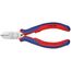  Elektronik-Seitenschneider mit durchgestecktem Gelenk KNIPEX 77 02 130 Elektronik-Seitenschneider mit Mehrkomponenten-Hüllen 130 mm 12380570