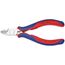 Elektronik-Seitenschneider mit eingesetzter Hartmetallschneide KNIPEX 77 02 135 H Elektronik-Seitenschneider mit eingesetzter Hartmetallschneide mit Mehrkomponenten-Hüllen 135 mm 12380583