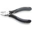  Elektronik-Seitenschneider mit eingesetzter Hartmetallschneide KNIPEX 77 02 135 H ESD Elektronik-Seitenschneider mit eingesetzter Hartmetallschneide ESD mit Mehrkomponenten-Hüllen 135 mm 12380582