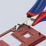  Elektronik-Seitenschneider mit durchgestecktem Gelenk KNIPEX 77 22 115 Elektronik-Seitenschneider mit Mehrkomponenten-Hüllen 115 mm 12380564