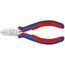  Elektronik-Seitenschneider mit durchgestecktem Gelenk KNIPEX 77 22 130 Elektronik-Seitenschneider mit Mehrkomponenten-Hüllen 130 mm 12380563