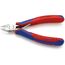  Elektronik-Seitenschneider mit eingesetzter Hartmetallschneide KNIPEX 77 32 120 H Elektronik-Seitenschneider mit eingesetzter Hartmetallschneide mit Mehrkomponenten-Hüllen 120 mm 12380579