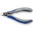  Präzisions-Elektronik-Seitenschneider KNIPEX 79 12 125 Präzisions-Elektronik-Seitenschneider mit Mehrkomponenten-Hüllen brüniert 125 mm 12380619