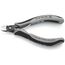  Präzisions-Elektronik-Seitenschneider ESD KNIPEX 79 12 125 ESD Präzisions-Elektronik-Seitenschneider ESD mit Mehrkomponenten-Hüllen brüniert 125 mm 12380611