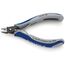  Präzisions-Elektronik-Seitenschneider KNIPEX 79 62 125 Präzisions-Elektronik-Seitenschneider mit Mehrkomponenten-Hüllen brüniert 125 mm 12380622