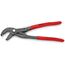  Federbandschellenzangen KNIPEX 85 51 250 AF Federbandschellenzange mit Feststeller mit rutschhemmendem Kunststoff überzogen grau atramentiert 250 mm 12381274