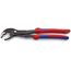  KNIPEX Cobra® Hightech-Wasserpumpenzangen KNIPEX 87 02 300 T Cobra® Hightech-Wasserpumpenzange mit Mehrkomponenten-Hüllen, mit integrierter Befestigungsöse zum Anbringen einer Absturzsicherung grau atramentiert 300 mm 12381216