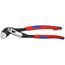  KNIPEX Alligator® Wasserpumpenzangen KNIPEX 88 02 250 T Alligator® Wasserpumpenzange mit schlanken Mehrkomponenten-Hüllen, mit integrierter Befestigungsöse zum Anbringen einer Absturzsicherung schwarz atramentiert 250 mm 12381190