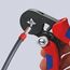  Selbsteinstellende Crimpzangen für Aderendhülsen mit Seiteneinführung KNIPEX 97 53 04 SB Selbsteinstellende Crimpzange für Aderendhülsen mit Seiteneinführung mit Mehrkomponenten-Hüllen brüniert 180 mm 12380778