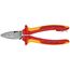  Crimpzangen Crimpzangen für Aderendhülsen mit Dorn-Crimp KNIPEX 97 78 180 T Crimpzange für Aderendhülsen isoliert mit Mehrkomponenten-Hüllen, VDE-geprüft; mit integrierter isolierter Befestigungsöse zum Anbringen einer Absturzsicherung 180 mm 12380633
