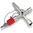  Profi-Key für gängige Absperrsysteme KNIPEX 00 11 04 Profi-Key für gängige Absperrsysteme 90 mm 12380309