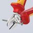  Schneidende Zangen KNIPEX 70 06 140 Seitenschneider isoliert mit Mehrkomponenten-Hüllen, VDE-geprüft verchromt 140 mm 12380297