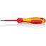  Schraubendreher für Kreuzschlitzschrauben Phillips® KNIPEX 98 24 00 Schraubendreher für Kreuzschlitzschrauben Phillips® isolierender Mehrkomponenten-Griff, VDE-geprüft brüniert 162 mm 12381428