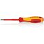  Schraubendreher für Kreuzschlitzschrauben Phillips® KNIPEX 98 24 01 Schraubendreher für Kreuzschlitzschrauben Phillips® isolierender Mehrkomponenten-Griff, VDE-geprüft brüniert 187 mm 12381430