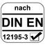  2-teilige, mit galvanisch verzinkter Kette McBULL® 2-teilige-Zurrkette, GK8, galv. verz., 10 mm, 3,5 Meter 12401150