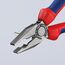  Kombizangen KNIPEX 03 02 180 Kombizange mit Mehrkomponenten-Hüllen schwarz atramentiert 180 mm 12380251