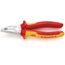  Kombizangen KNIPEX 03 06 180 Kombizange isoliert mit Mehrkomponenten-Hüllen, VDE-geprüft verchromt 180 mm 12380249