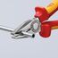 Kombizangen Kombizangen KNIPEX 03 06 180 T Kombizange isoliert mit Mehrkomponenten-Hüllen, VDE-geprüft; mit integrierter isolierter Befestigungsöse zum Anbringen einer Absturzsicherung verchromt 180 mm 12381020
