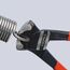  Bolzen-Vornschneider hochübersetzt KNIPEX 61 01 200 Bolzen-Vornschneider hochübersetzt mit Kunststoff überzogen schwarz atramentiert 200 mm 12380493
