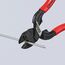  KNIPEX CoBolt® Kompakt-Bolzenschneider KNIPEX 71 31 160 CoBolt® S Kompakt-Bolzenschneider mit Schneidaussparung mit Kunststoff überzogen schwarz atramentiert 160 mm 12380233
