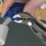  KNIPEX Cobra® Hightech-Wasserpumpenzangen KNIPEX 87 01 125 Cobra® Hightech-Wasserpumpenzange mit rutschhemmendem Kunststoff überzogen grau atramentiert 125 mm 12380279