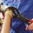  KNIPEX Cobra® Hightech-Wasserpumpenzangen KNIPEX 87 01 250 Cobra® Hightech-Wasserpumpenzange mit rutschhemmendem Kunststoff überzogen grau atramentiert 250 mm 12380275