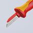  Isolierte Werkzeuge Kabelmesser KNIPEX 98 54 Kabelmesser isolierender Mehrkomponenten-Griff, VDE-geprüft 190 mm 12380226
