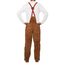  Schweißerjacke ELMAG Schweißer Latzhose Größe XXXXL, WELDAS 44-7440/7648 Lava Brown Spalt-Rindleder L=156 cm 12408359