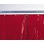  rot ELMAG Schweißerschutzvorhang rot b=1300 x h=2200x0,4mm gem. prEN 1598/1994 12408381
