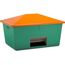  505 - Streugutbehälter Cemo Streugutbehälter 1500 l, m.Entnahme, grün/orange 12385004