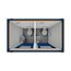  Sanitärboxen Containex 8' DUO-WC-BOX inkl. 2x 5l-Untertischspeicher - blau 1238807