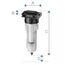  Feinfilter Serie C ELMAG Feinfilter inkl. autom. Ableiter C30, 3.000 l/min., IG 3/4' 12411386