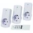 Multi-Stecker as-Schwabe Funksteckdose 3-er Set mit Fernbedienung 12362475