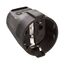  Steckvorrichtung 230V as-Schwabe Schutzkontakt-Kupplung, schwarz, max. Querschnitt 1,5mm² 12362602