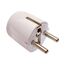  Steckvorrichtung 230V as-Schwabe Schutzkontakt-Winkelstecker, weiß, 230 V 12362597