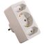  Multi-Stecker as-Schwabe Euromultistecker 2+1, weiß, 230 V 12362482