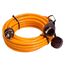  Verlängerung Polyurethan 230V as-Schwabe Baustellen-Panzerleitung 5m, H07BQ-F 3G1,5, orange, IP44 12361955