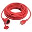  Verlängerung Gummi 230V as-Schwabe Gummi-Verlängerungsleitung 10m, H07RN-F 3G1,5, rot, IP44 12361917