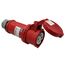  CEE Stecker und Kupplungen as-Schwabe CEE-Kupplung 400V/32A, rot, 4-polig, mit Klappdeckel 12362085